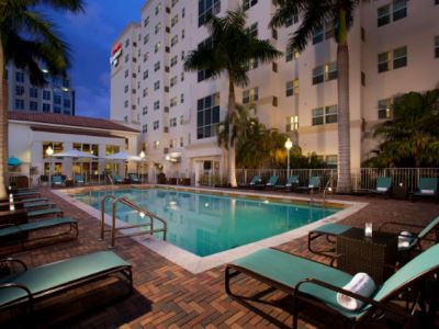 outdoor pool 1 - hotel residence inn miami aventura mall - aventura, united states of america