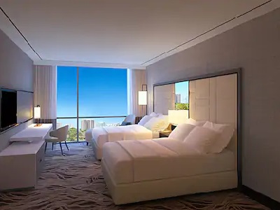 bedroom 3 - hotel hilton aventura miami - aventura, united states of america