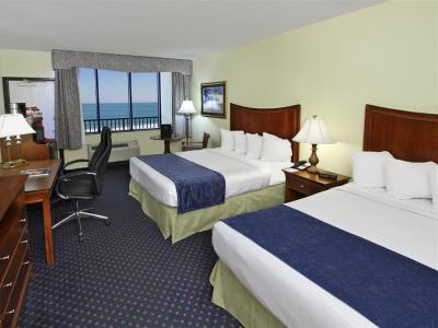 bedroom 1 - hotel best western ocean beach hotel n suites - cocoa beach, united states of america