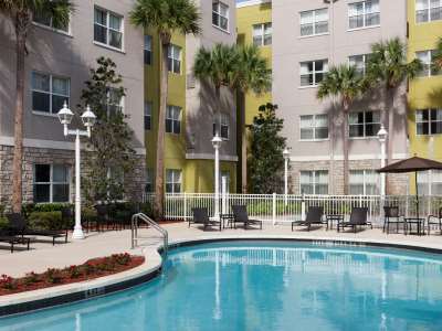 outdoor pool - hotel residence inn fort lauderdale airport - dania beach, united states of america