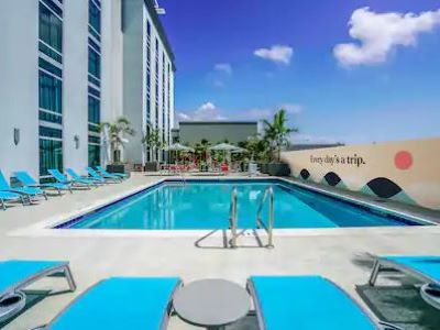 outdoor pool - hotel dello ft lauderdale apt,tapestry collect - dania beach, united states of america