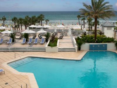 outdoor pool - hotel hilton daytona beach oceanfront resort - daytona beach, united states of america