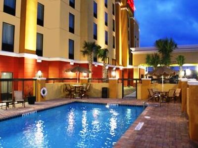 outdoor pool - hotel hampton inn n suites south/bartram park - jacksonville, florida, united states of america