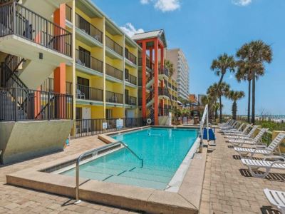 outdoor pool - hotel ramada panama city beach / beachfront - panama city beach, united states of america