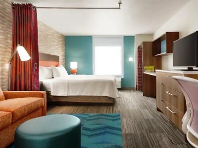 bedroom 1 - hotel home2 suite by hilton pompano beach pier - pompano beach, united states of america