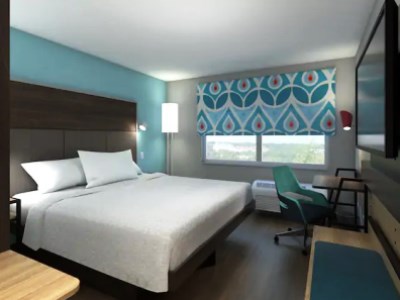 bedroom - hotel tru by hilton pompano beach pier - pompano beach, united states of america