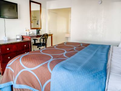 bedroom 1 - hotel super 8 by wyndham st. petersburg - st petersburg, united states of america