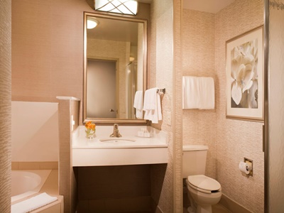 bathroom - hotel spark by hilton sarasota siesta key gate - sarasota, united states of america
