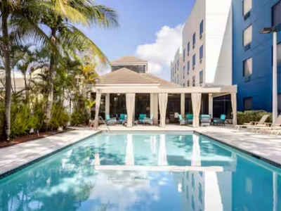 outdoor pool - hotel hilton garden inn west palm beach apt - west palm beach, united states of america
