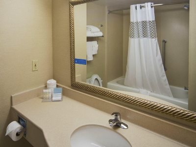 bathroom - hotel hampton inn and suites valdosta conf ctr - valdosta, united states of america