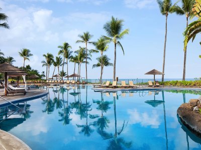 outdoor pool - hotel outrigger kona resort and spa - kailua kona, united states of america