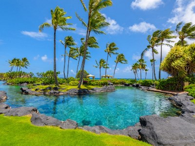 outdoor pool - hotel grand hyatt kauai - koloa, united states of america