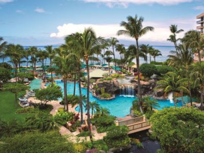 outdoor pool - hotel marriott's maui ocean club - lahaina, united states of america
