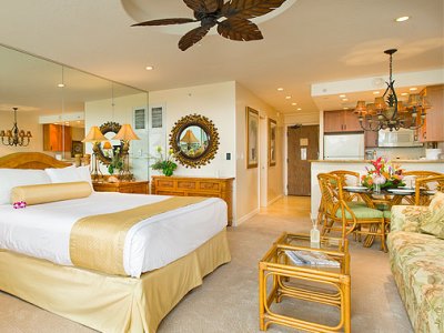 bedroom 1 - hotel aston at the whaler kaanapali - lahaina, united states of america