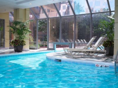 indoor pool - hotel hampton inn suites downers grove chicago - downers grove, united states of america