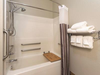 bathroom 1 - hotel la quinta inn and suites elkhart - elkhart, united states of america