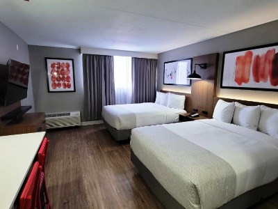 bedroom 1 - hotel hawthorn suites wyndham wichita airport - wichita, united states of america