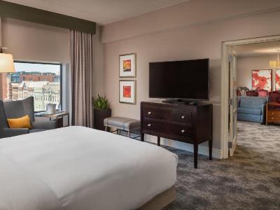 bedroom 1 - hotel hilton lexington/downtown - lexington, kentucky, united states of america