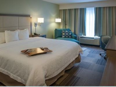 bedroom - hotel hampton inn suites new orleans-elmwood - harahan, united states of america