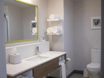 bathroom - hotel hampton inn and suites portland west - portland, maine, united states of america