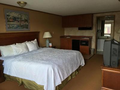 bedroom 1 - hotel travelodge by wyndham monroe - monroe, michigan, united states of america