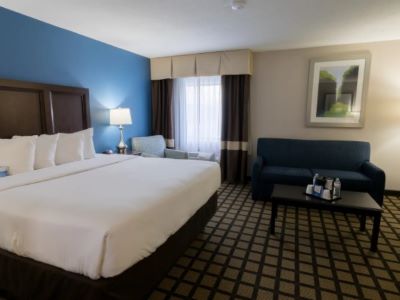 bedroom 1 - hotel baymont inn and suites detroit romulus - romulus, united states of america