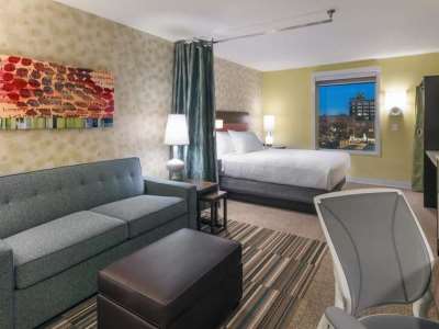 bedroom - hotel home2 suites kansas city downtown - kansas city, missouri, united states of america