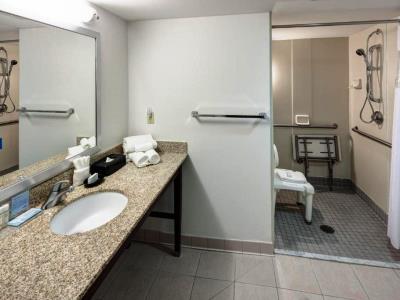 bathroom - hotel hampton inn saint louis downtown at arch - saint louis, united states of america