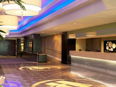 lobby - hotel hilton saint louis airport - saint louis, united states of america