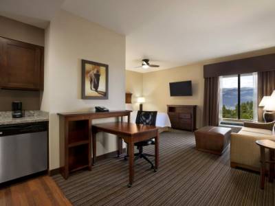 bedroom 2 - hotel homewood suites by hilton kalispell - kalispell, united states of america