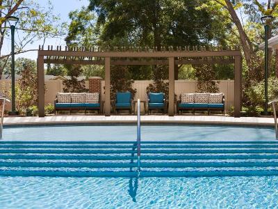 outdoor pool - hotel homewood suites charlotte/southpark - charlotte, north carolina, united states of america