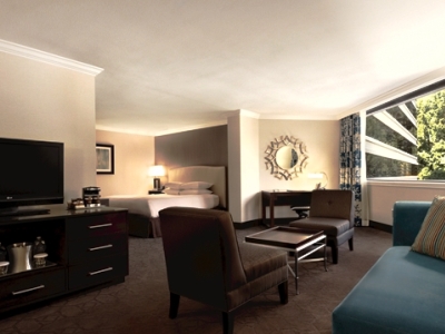 bedroom - hotel hilton durham near duke university - durham, north carolina, united states of america