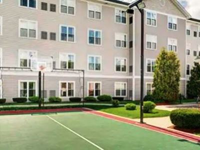 exterior view 1 - hotel homewood suites manchester airport - manchester, new hampshire, united states of america