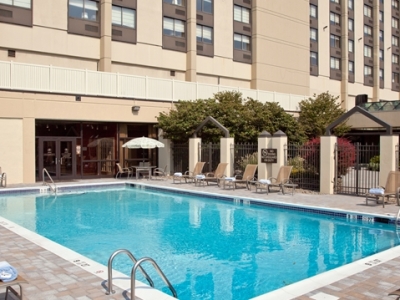 outdoor pool - hotel hilton hasbrouck heights/meadowlands - hasbrouck heights, united states of america