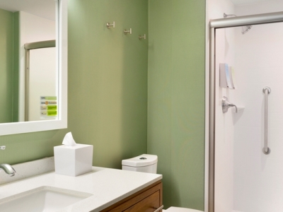 bathroom - hotel home2 suites by hilton hasbrouck heights - hasbrouck heights, united states of america