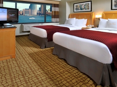 bedroom 2 - hotel doubletree by hilton jersey city - jersey city, united states of america