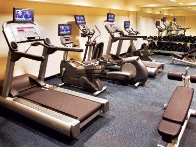 gym - hotel viana hotel and spa,trademark collection - westbury, united states of america