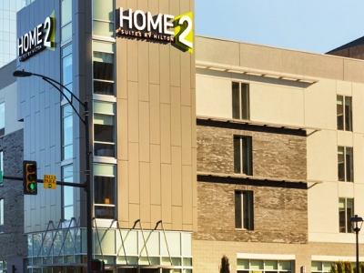 exterior view - hotel home2 suites greenville downtown - greenville, south carolina, united states of america