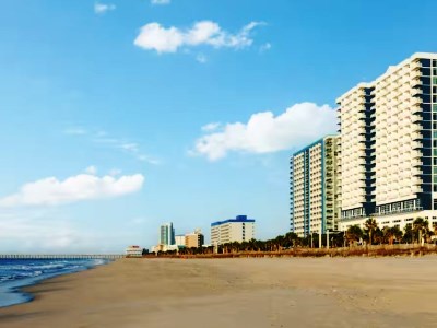 exterior view - hotel homewood suites myrtle beach oceanfront - myrtle beach, united states of america