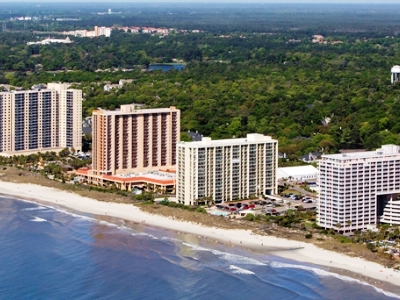 exterior view - hotel embassy suites myrtle beach oceanfront - myrtle beach, united states of america