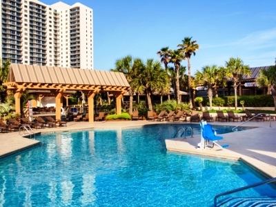 outdoor pool - hotel embassy suites myrtle beach oceanfront - myrtle beach, united states of america