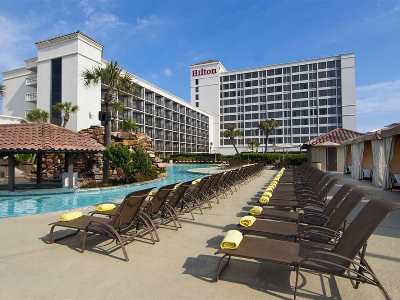 outdoor pool - hotel hilton galveston island resort - galveston, united states of america