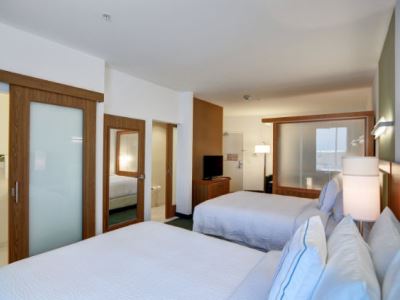 bedroom - hotel springhill suites dallas plano/frisco - plano, united states of america