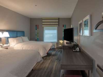bedroom 1 - hotel hampton inn and ste dallas/plano central - plano, united states of america