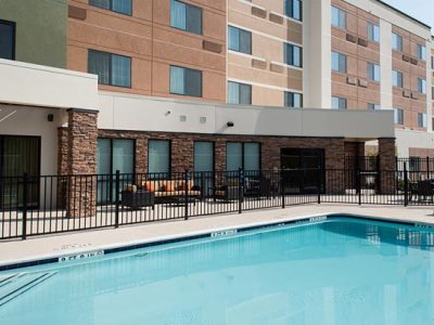 outdoor pool - hotel courtyard houston north/shenandoah - shenandoah, texas, united states of america