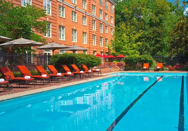 outdoor pool - hotel westfields marriott washington dulles - chantilly, united states of america