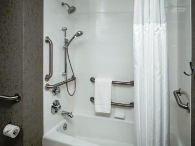 bathroom 1 - hotel hilton garden inn seattle bellevue dtwn - bellevue, washington, united states of america