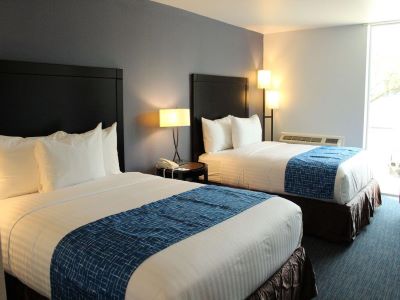 bedroom - hotel travelodge wyndham water's edge - racine - racine, united states of america