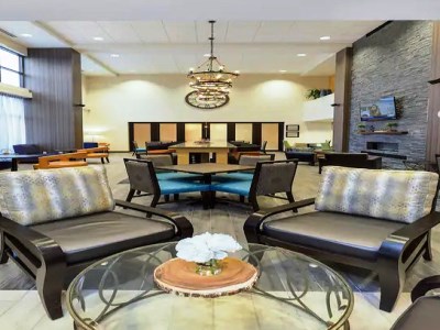 lobby - hotel hampton inn suite/university town centre - morgantown, west virginia, united states of america