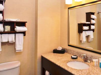 bathroom - hotel wingate by wyndham steubenville - steubenville, united states of america